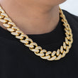 Load image into Gallery viewer, Miami Cuban Link Chain (19mm) in Yellow Gold