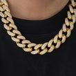 Load image into Gallery viewer, Miami Cuban Link Chain (19mm) in Yellow Gold