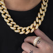 Load image into Gallery viewer, Miami Cuban Link Chain (19mm) in Yellow Gold