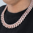 Load image into Gallery viewer, Prong Cuban Link Chain (19mm) in Rose Gold