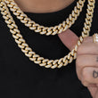 Load image into Gallery viewer, BUNDLE - Miami Cuban Link Chain (12mm) 2PCS in Yellow Gold