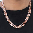 Load image into Gallery viewer, Miami Cuban Link Chain (12mm) in Rose Gold