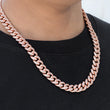 Load image into Gallery viewer, Miami Cuban Link Chain (12mm) in Rose Gold