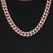 Load image into Gallery viewer, Miami Cuban Link Chain (12mm) in Rose Gold
