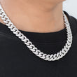 Load image into Gallery viewer, Miami Cuban Link Chain (12mm) in White Gold