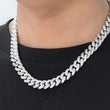 Load image into Gallery viewer, Miami Cuban Link Chain (12mm) in White Gold