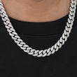 Load image into Gallery viewer, Miami Cuban Link Chain (12mm) in White Gold
