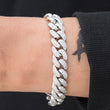 Load image into Gallery viewer, Miami Cuban Link Bracelet (12mm) in White Gold