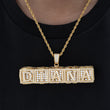 Load image into Gallery viewer, Custom Solid Baby Block Letters Necklace