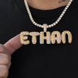Load image into Gallery viewer, Custom Upright Letter Name Necklace