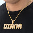 Load image into Gallery viewer, Custom Upright Letter Name Necklace
