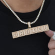 Load image into Gallery viewer, Custom Bubble Nameplate Necklace