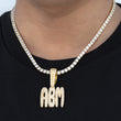 Load image into Gallery viewer, Custom Medium Bubble Letter Necklace