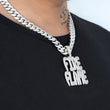 Load image into Gallery viewer, Custom Medium Bubble Letter Necklace