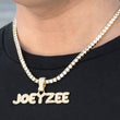 Load image into Gallery viewer, Custom Small Bubble Name Necklaces