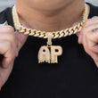 Load image into Gallery viewer, Custom Dripping Jumbo Letter Name Necklace
