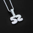 Load image into Gallery viewer, Large 3D Bubble Custom Number Necklace