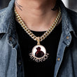 Load image into Gallery viewer, Diamond Custom Memorial Letter Picture Photo Necklace In White Yellow Rose Gold DRMD Jewelry