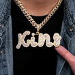 Load image into Gallery viewer, Custom Luxury Baguette Name Necklace