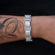Load image into Gallery viewer, Diamond Buckle Link Bracelet in White Gold DRMD JewelryDiamond Buckle Link Bracelet in White Gold
