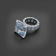 Load image into Gallery viewer, Iced Glacier Ring Ring in White Yellow Gold DRMD Jewelry