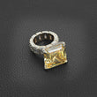 Load image into Gallery viewer, Iced Glacier Ring Ring in White Yellow Gold DRMD Jewelry