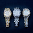 Load image into Gallery viewer, Diamond Luxury Watch In White/Yellow Gold DRMD Jewelry