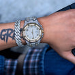 Load image into Gallery viewer, Diamond Luxury Watch In White/Yellow Gold DRMD Jewelry