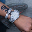 Load image into Gallery viewer, Diamond Classic Watch In White Gold DRMD Jewelry