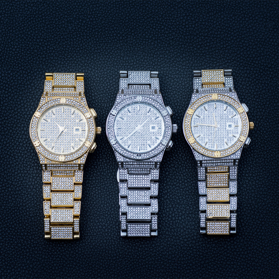 Diamond Classic Watch In White Gold DRMD Jewelry