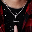 Load image into Gallery viewer, Nail Cross Pendant + Chain