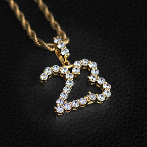 Custom Diamond Number Necklace