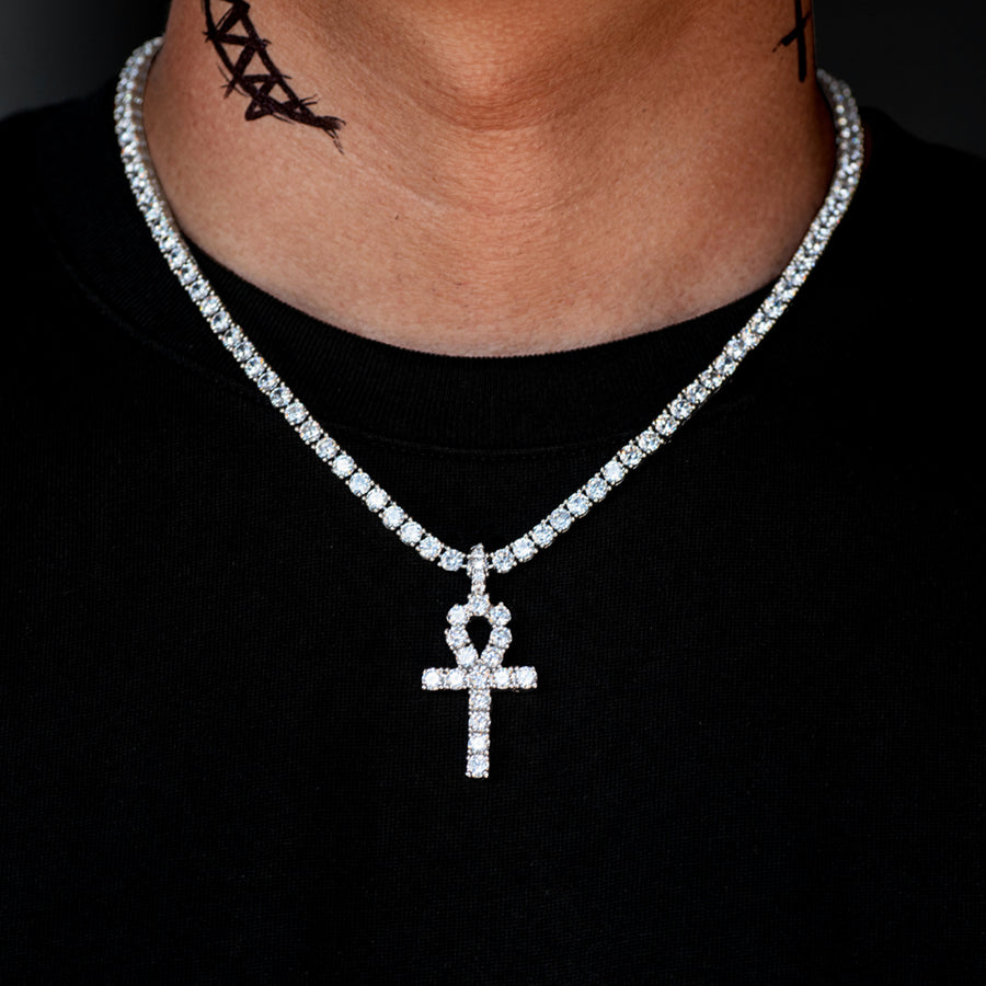 Gold Ankh Cross Necklace