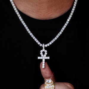 Gold Ankh Cross Necklace