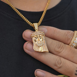 Small Jesus Piece Necklace