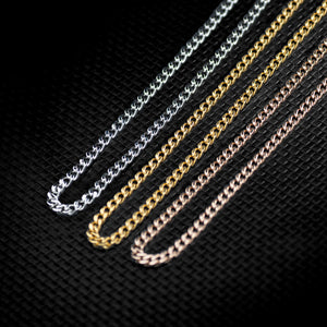 Gold Cuban Link Chain 3mm