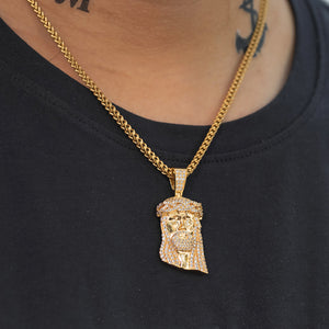 Small Jesus Piece Necklace