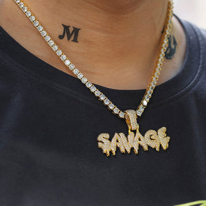 Letter Pendant Necklace