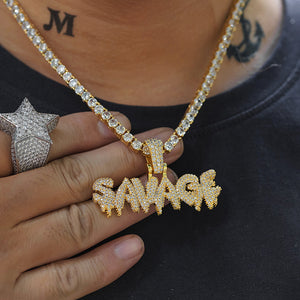 Savage Letter Necklace