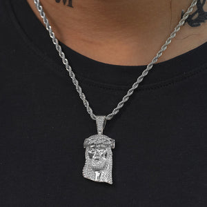 Small Jesus Piece Necklace