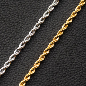 Gold Rope Chain 4mm