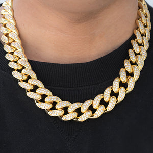 Miami Cuban Link Chain (19mm) in Yellow Gold