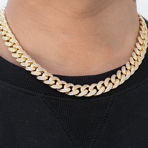 Miami Cuban Link Chain (12mm) in Yellow Gold