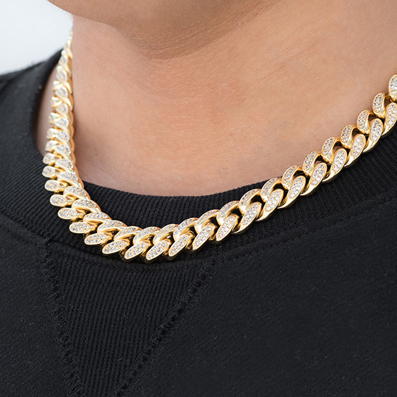 Miami Cuban Link Chain (12mm) in Yellow Gold