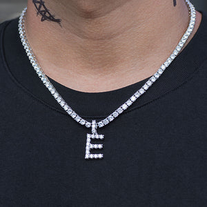 Diamond Custom Name Letter Necklace