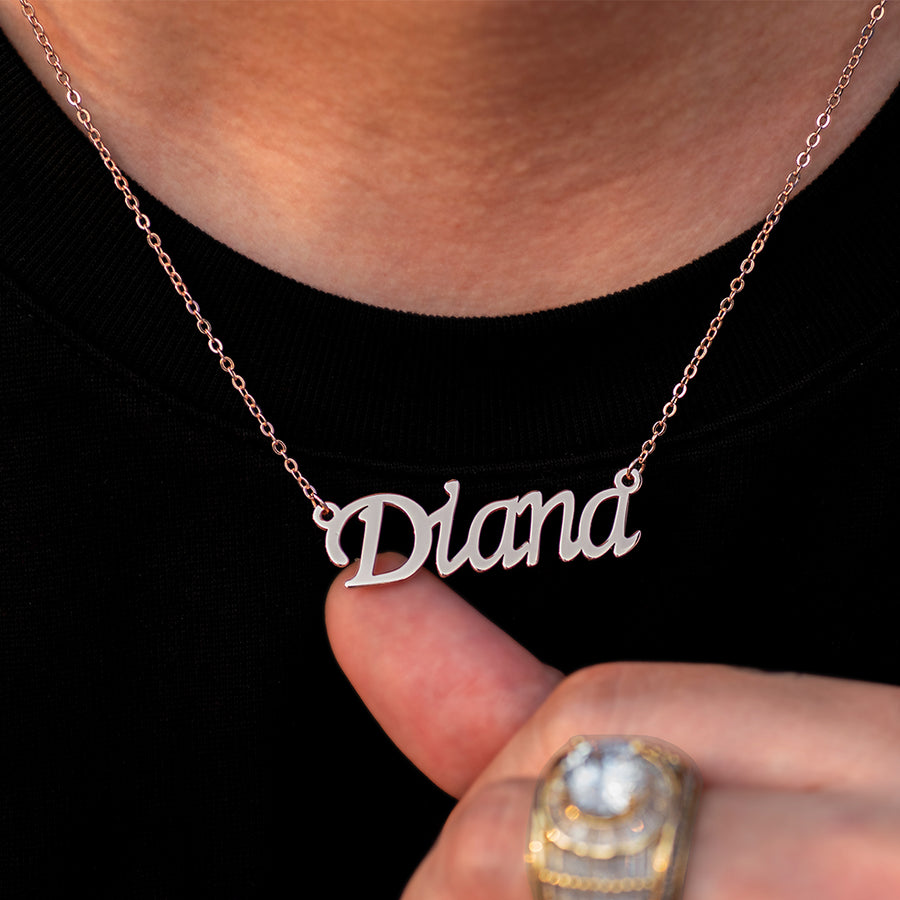 Custom Natural Name Necklace