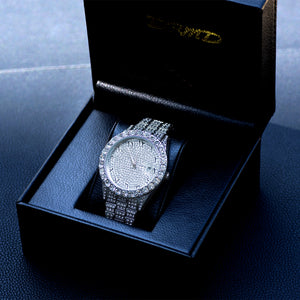 Diamond Presidential Watch In White Gold DRMD Jewelry